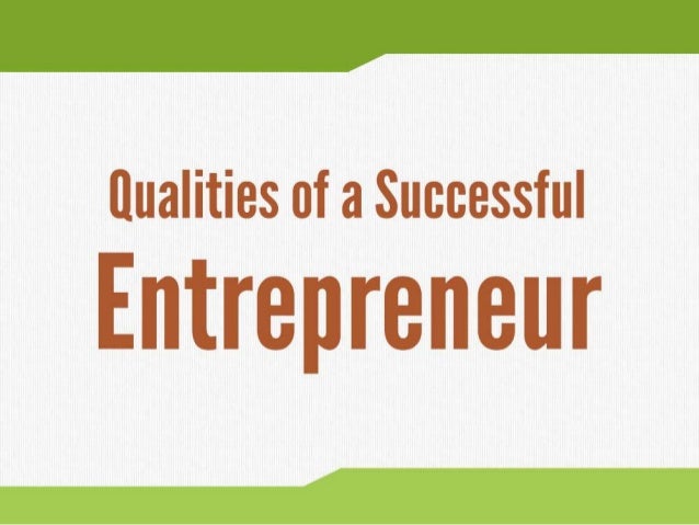 Characteristics of Successful Entrepreneurs- CheckIist